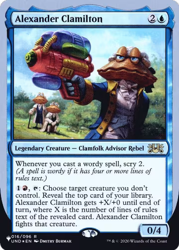 Alexander Clamilton (016/096), The List Reprints — Magic card price