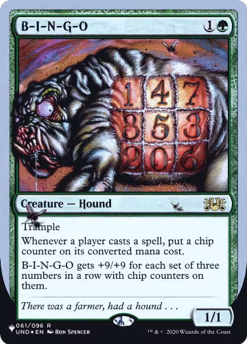 B-I-N-G-O (061/096), The List Reprints — Magic card price