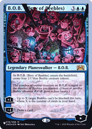 B.O.B. (Bevy of Beebles) (018/096), The List Reprints — Magic card price