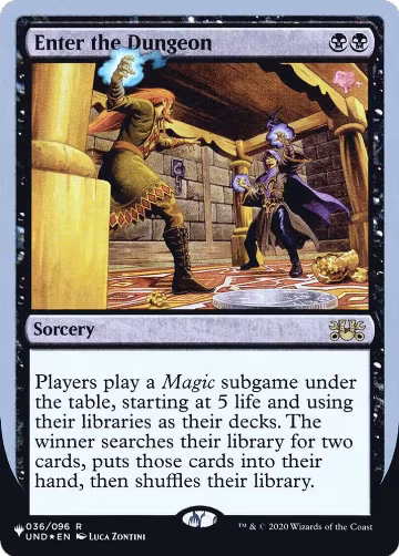 Enter the Dungeon (036/096), The List Reprints — Magic card price