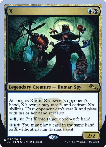 X (137/216), The List Reprints — Magic card price