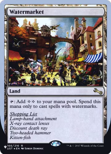 Watermarket (166/216), The List Reprints — Magic card price