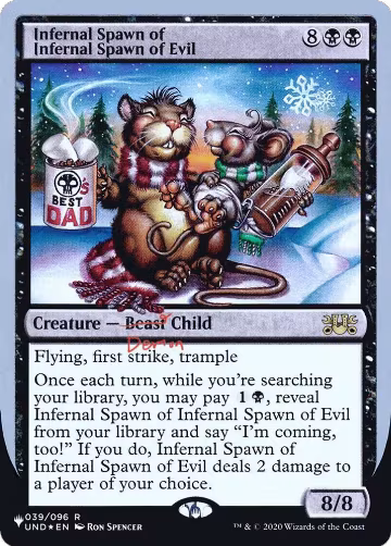 Infernal Spawn of Infernal Spawn of Evil (039/096), The List Reprints — Magic card price