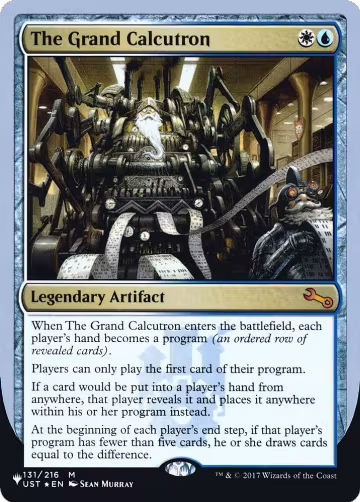 The Grand Calcutron (131/216), The List Reprints — Magic card price