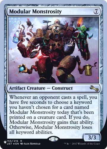 Modular Monstrosity (155/216), The List Reprints — Magic card price