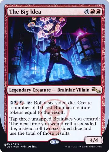 The Big Idea (076/216), The List Reprints — Magic card price