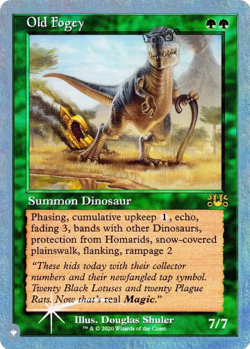 Old Fogey, The List Reprints — Magic card price