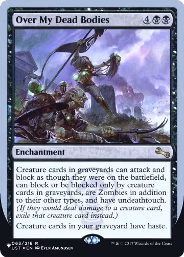 Over My Dead Bodies (063/216), The List Reprints — Magic card price