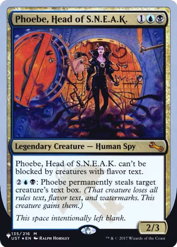 Phoebe, Head of S.N.E.A.K. (135/216), The List Reprints — Magic card price