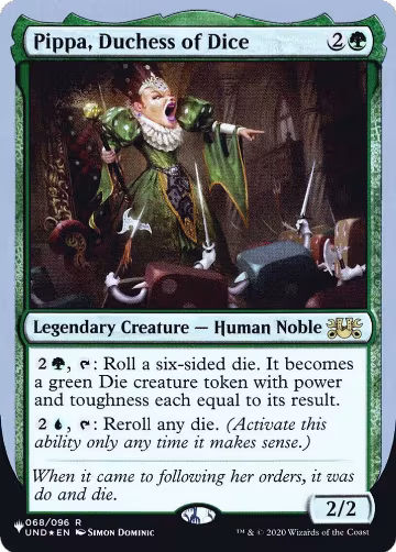 Pippa, Duchess of Dice (068/096), The List Reprints — Magic card price