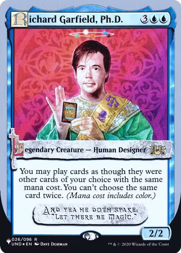 Richard Garfield, Ph.D. (026/096), The List Reprints — Magic card price