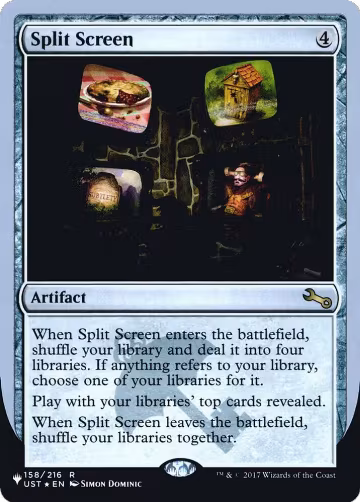 Split Screen (158/216), The List Reprints — Magic card price