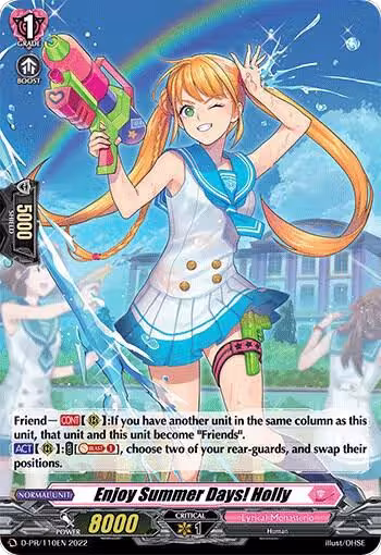 Enjoy Summer Days! Holly (110) (Foil) (D-PR/110EN), D Promo Cards — Vanguard card price