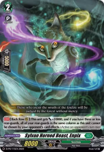 Sylvan Horned Beast, Enpix (115) (D-PR/115EN), D Promo Cards — Vanguard card price