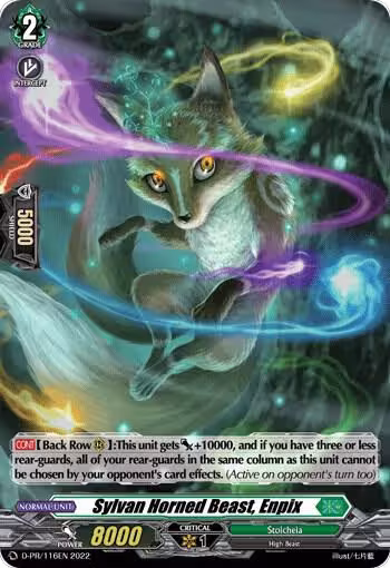 Sylvan Horned Beast, Enpix (116) (Foil) (D-PR/116EN), D Promo Cards — Vanguard card price