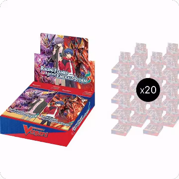 Raging Flames Against Emerald Storm Booster Box Case, D-BT07: Raging Flames Against Emerald Storm — Vanguard sealed product price