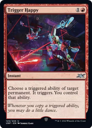 Trigger Happy (125), Unfinity — Magic card price