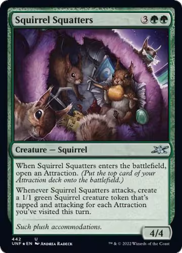 Squirrel Squatters (156), Unfinity — Magic card price