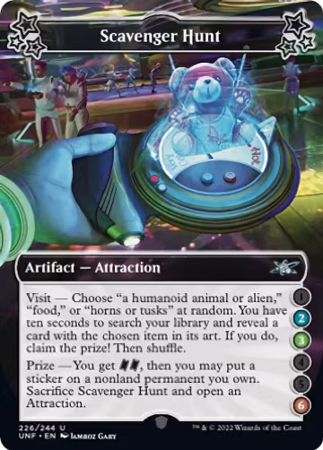 Scavenger Hunt (2-3-6) (226), Unfinity — Magic card price