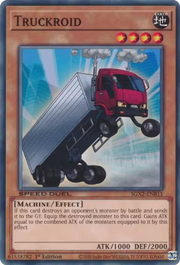Truckroid (SGX2-ENB11), Speed Duel GX: Midterm Paradox — Yu-Gi-Oh! card price