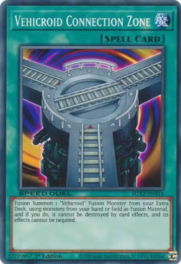 Vehicroid Connection Zone (SGX2-ENB16), Speed Duel GX: Midterm Paradox — Yu-Gi-Oh! card price