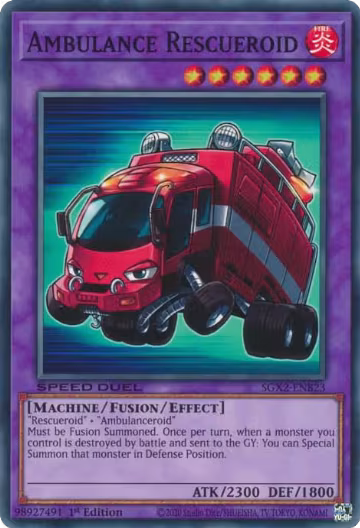 Ambulance Rescueroid (SGX2-ENB23), Speed Duel GX: Midterm Paradox — Yu-Gi-Oh! card price
