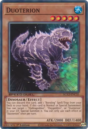 Duoterion (SGX2-ENC10) — card price
