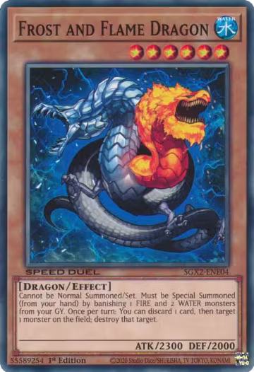Frost and Flame Dragon (SGX2-ENE04), Speed Duel GX: Midterm Paradox — Yu-Gi-Oh! card price