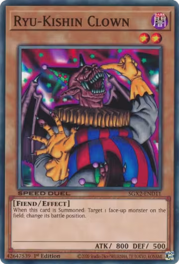 Ryu-Kishin Clown (SGX2-END11), Speed Duel GX: Midterm Paradox — Yu-Gi-Oh! card price