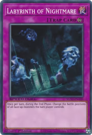 Labyrinth of Nightmare (SGX2-END20), Speed Duel GX: Midterm Paradox — Yu-Gi-Oh! card price