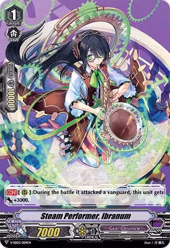Steam Performer, Ibranum (V-SD03/009EN), V Start Deck 03: 2020 Demo Deck "Gear Chronicle" — Vanguard card price
