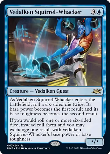 Vedalken Squirrel-Whacker (63), Unfinity — Magic card price