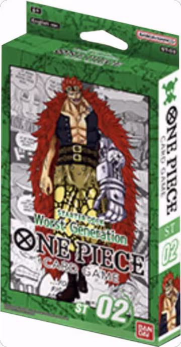 Starter Deck 2: Worst Generation, ST-02: Starter Deck 2 Worst Generation — One Piece sealed product price