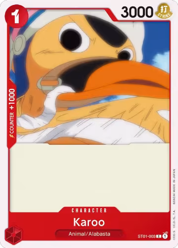 Karoo (ST01-003), ST-01: Starter Deck 1 Straw Hat Crew — One Piece card price