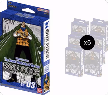Starter Deck 3: The Seven Warlords of The Sea Display, ST-03: Starter Deck 3 The Seven Warlords of The Sea — One Piece sealed product price