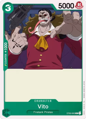 Vito (ST02-002), ST-02: Starter Deck 2 Worst Generation — One Piece card price