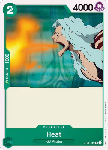Heat (ST02-011), ST-02: Starter Deck 2 Worst Generation — One Piece card price
