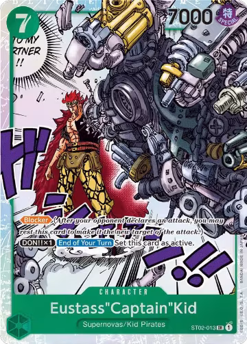 Eustass"Captain"Kid (013) (ST02-013) — card price