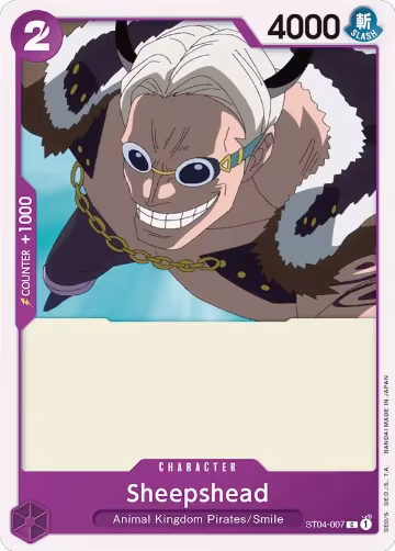 Sheepshead (ST04-007), ST-04: Starter Deck 4 Animal Kingdom Pirates — One Piece card price