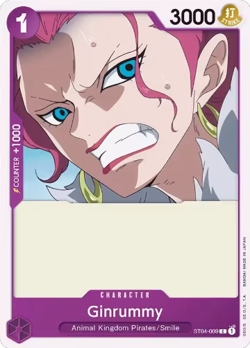 Ginrummy (ST04-009), ST-04: Starter Deck 4 Animal Kingdom Pirates — One Piece card price