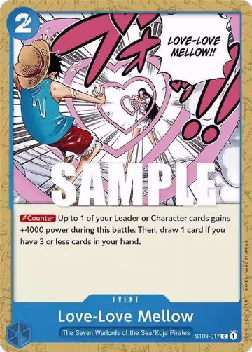 Love-Love Mellow (ST03-017), ST-03: Starter Deck 3 The Seven Warlords of The Sea — One Piece card price