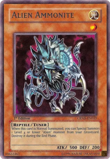Alien Ammonite (CRMS-EN039), Crimson Crisis — Yu-Gi-Oh! card price