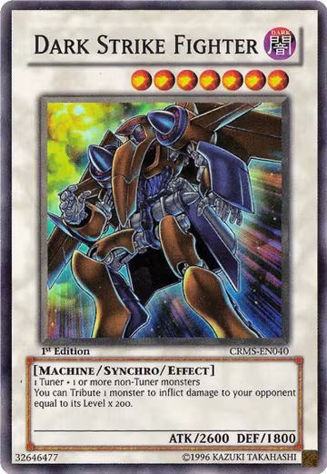 Dark Strike Fighter (CRMS-EN040), Crimson Crisis — Yu-Gi-Oh! card price