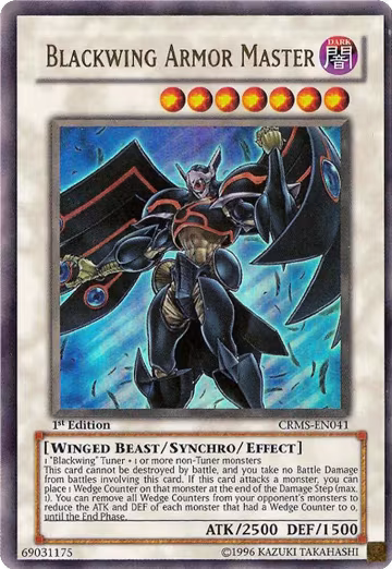 Blackwing Armor Master (CRMS-EN041), Crimson Crisis — Yu-Gi-Oh! card price