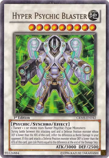 Hyper Psychic Blaster (CRMS-EN042), Crimson Crisis — Yu-Gi-Oh! card price