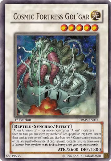 Cosmic Fortress Gol'Gar (CRMS-EN044) — card price