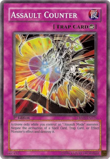 Assault Counter (CRMS-EN075), Crimson Crisis — Yu-Gi-Oh! card price