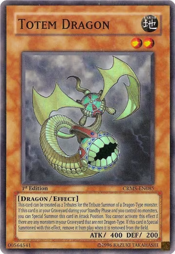 Totem Dragon (CRMS-EN085), Crimson Crisis — Yu-Gi-Oh! card price