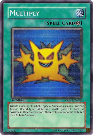 Multiply (CRMS-EN090), Crimson Crisis — Yu-Gi-Oh! card price