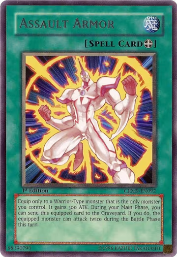 Assault Armor (CRMS-EN092), Crimson Crisis — Yu-Gi-Oh! card price